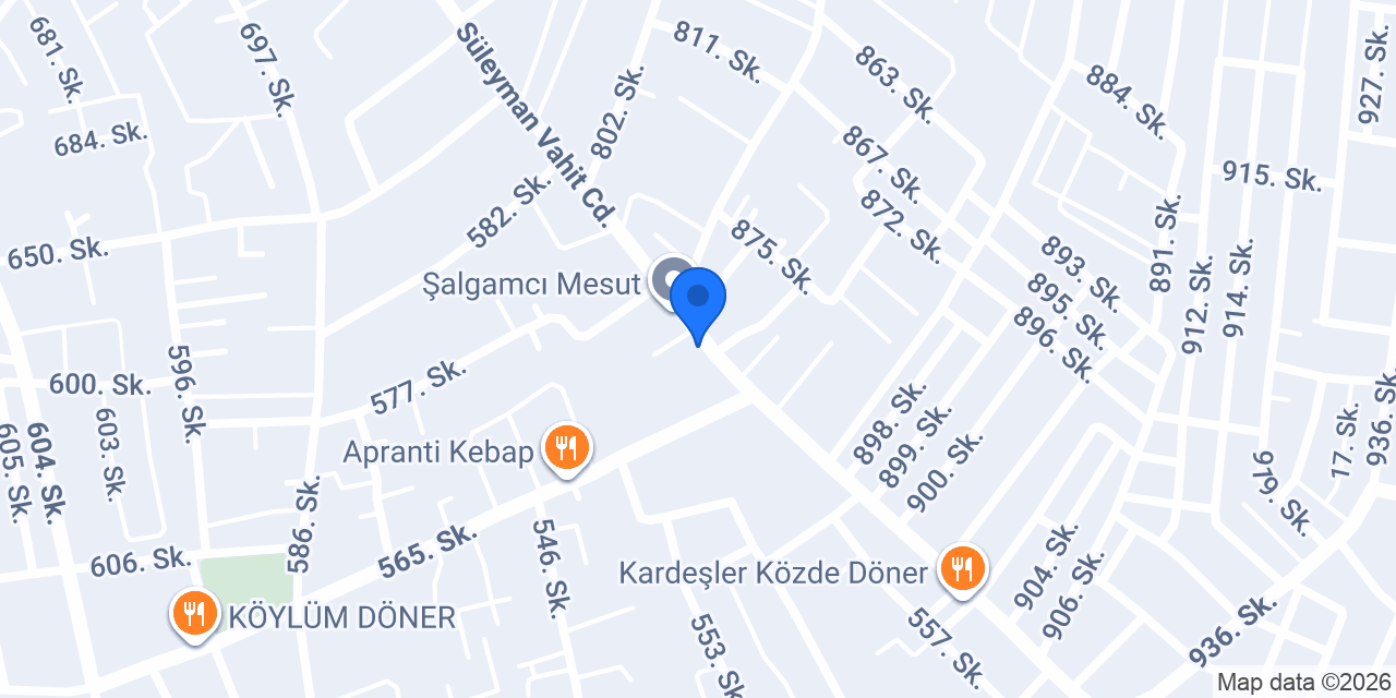 TOMBİK CHEF DÖNER konumu