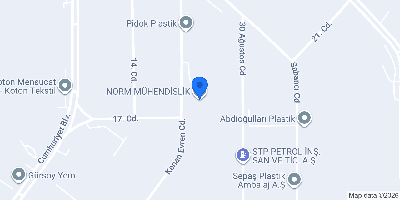 NORM MÜHENDİSLİK konumu