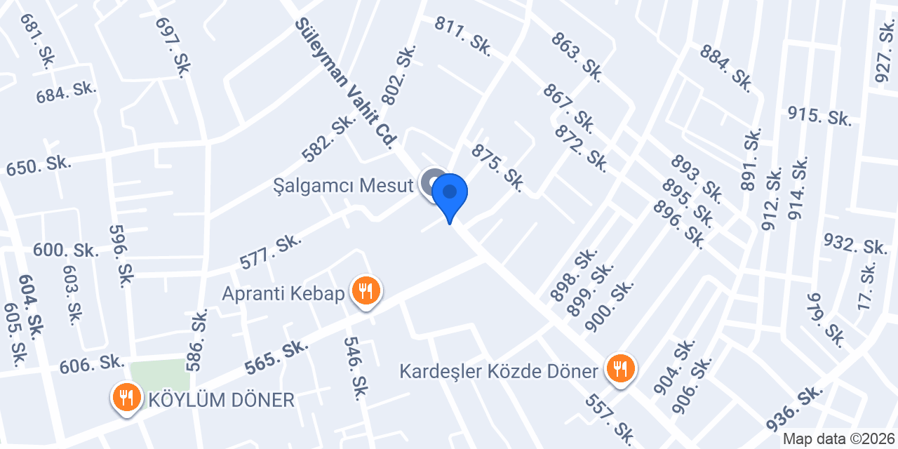 ÖZ SEVİNDİK ET konumu
