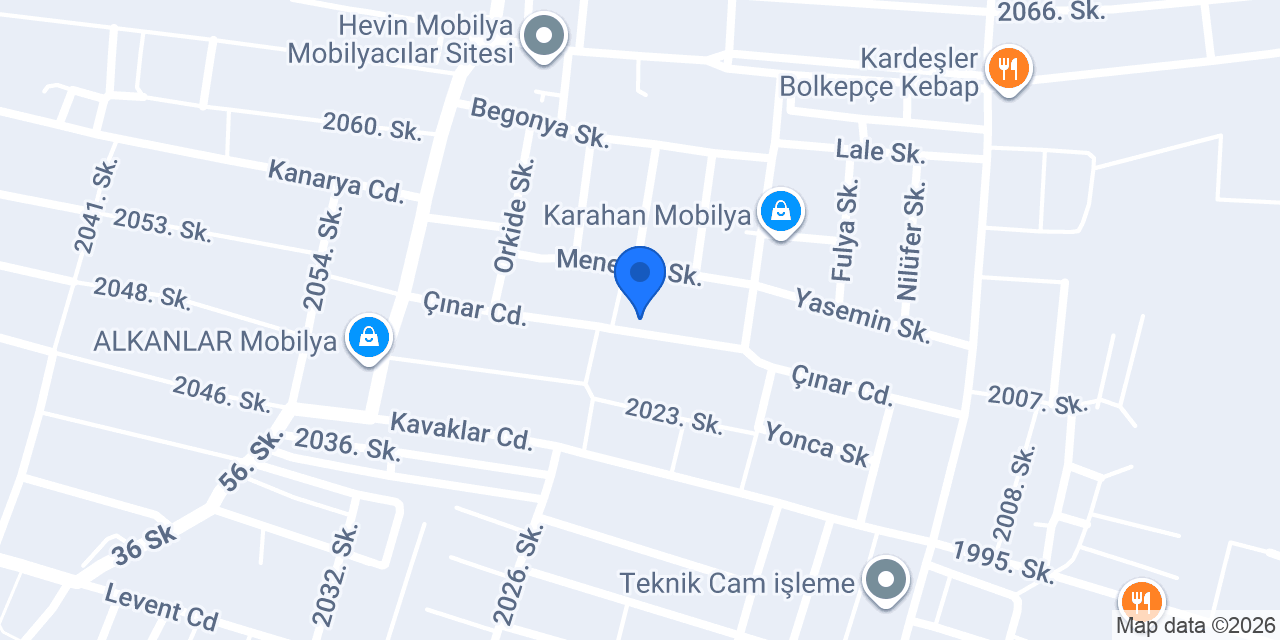 Serçe Hırdavat mobilya aksesuarları konumu