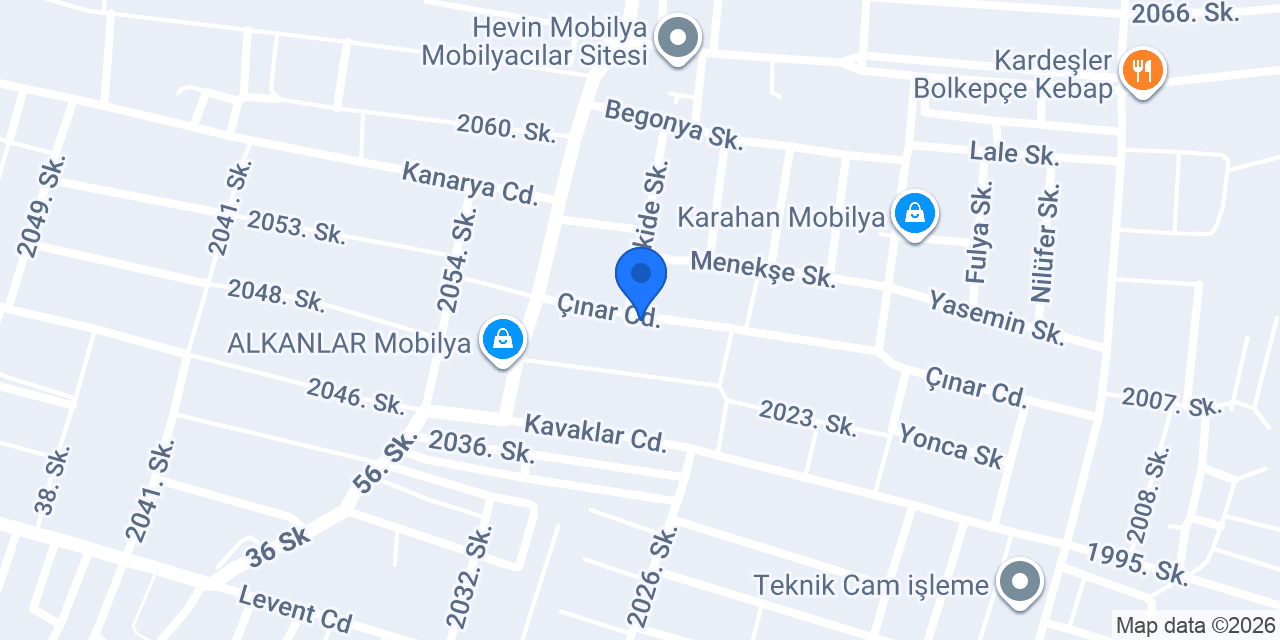 Essa Atlas Mobilya konumu