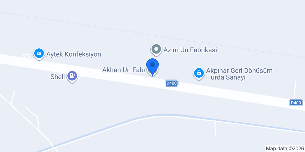 Akhan Un Fabr. konumu