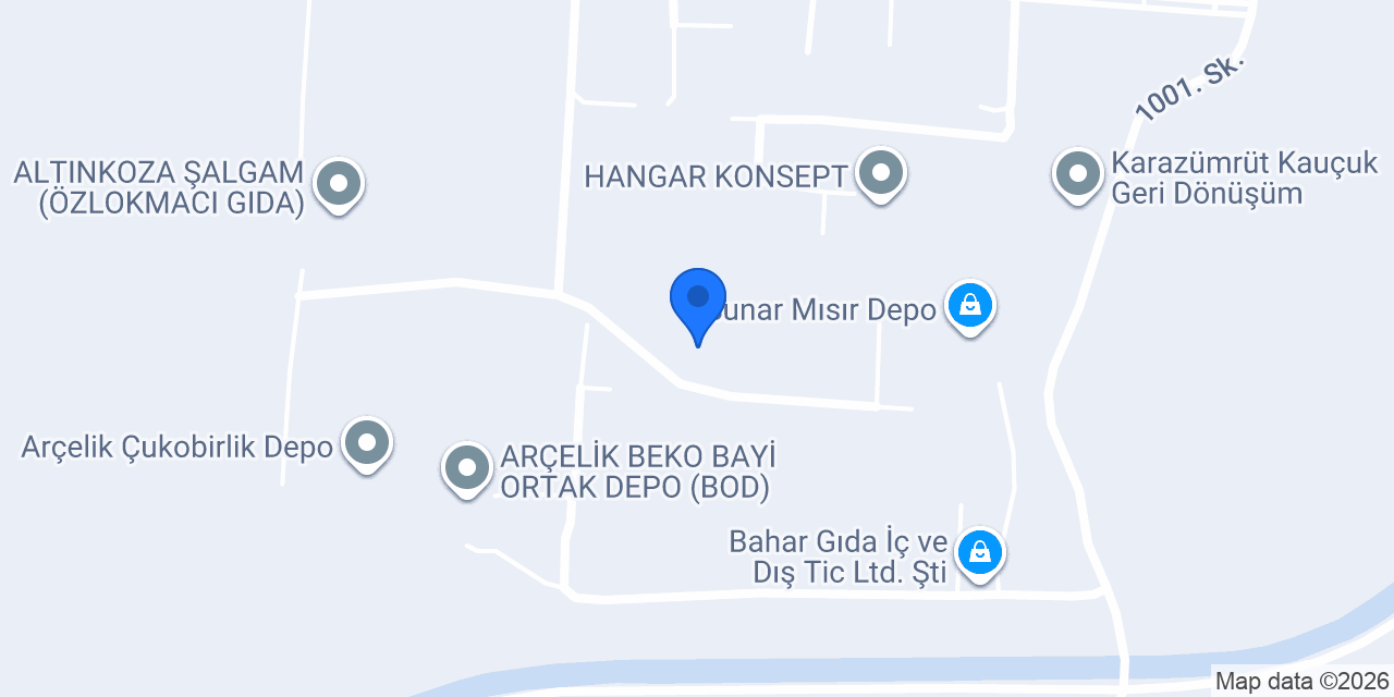 KADAKAL KAUÇUK GRANÜL konumu