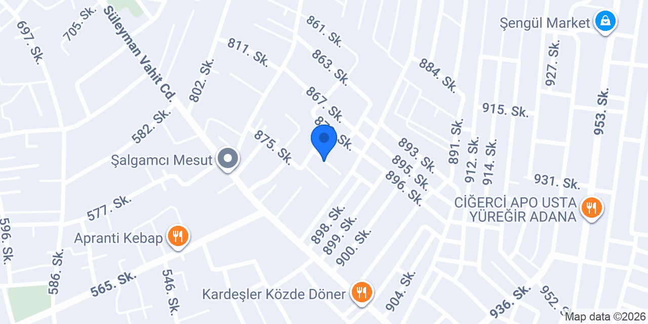 Yalçın Taksi konumu