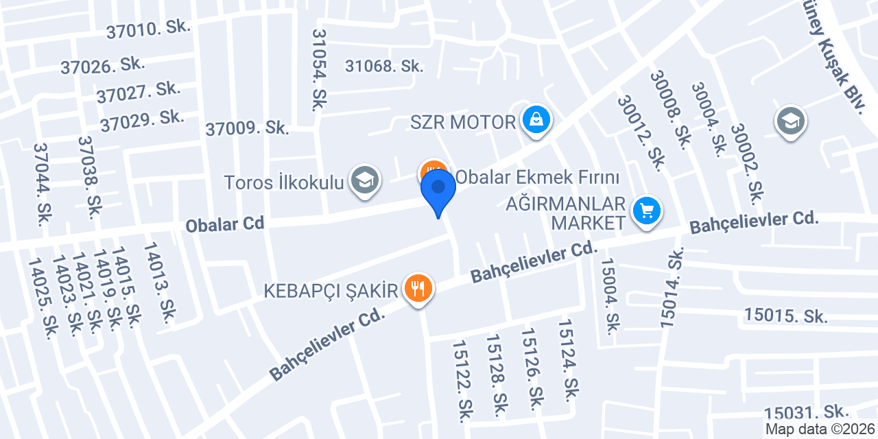 Mercan çiçekçilik ve hediyelik eşya konumu