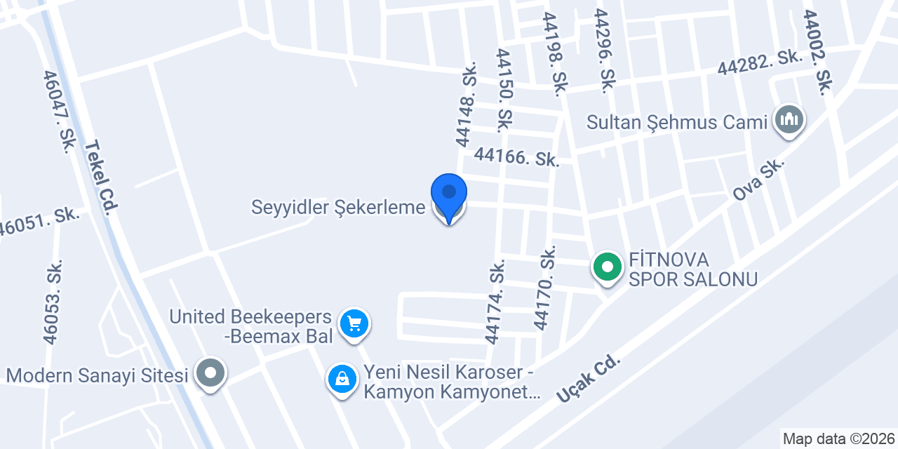 Seyyidler Şekerleme konumu