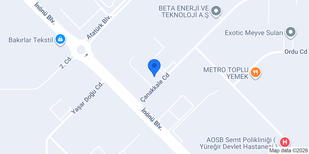 EL-TAKVA LTD.ŞTİ شركة التقوى للمنتجات الطحينية konumu