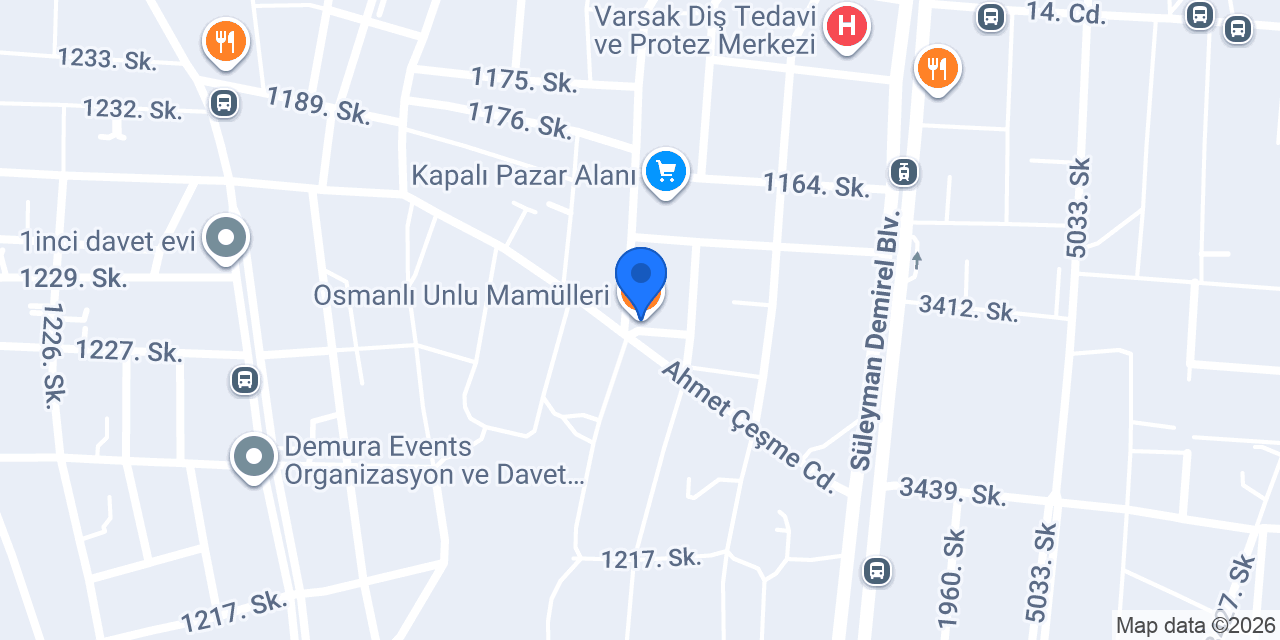 Osmanlı Unlu Mamülleri konumu