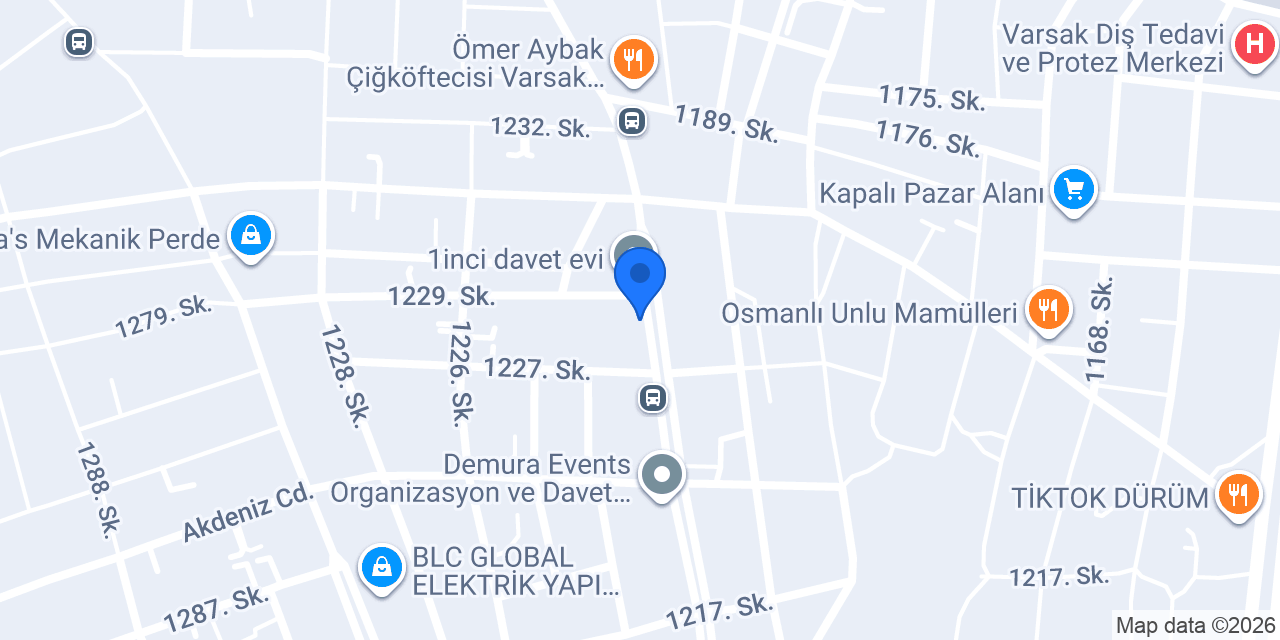 ONUR ALÜMİNYUM ANTALYA konumu