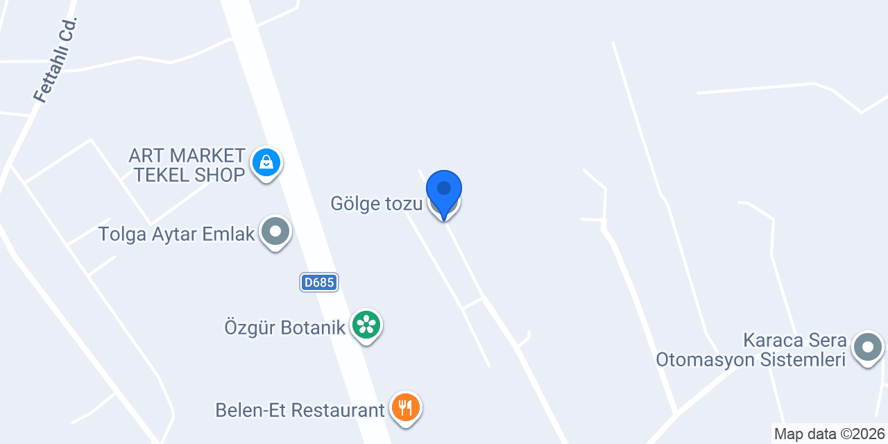 Gölge tozu konumu