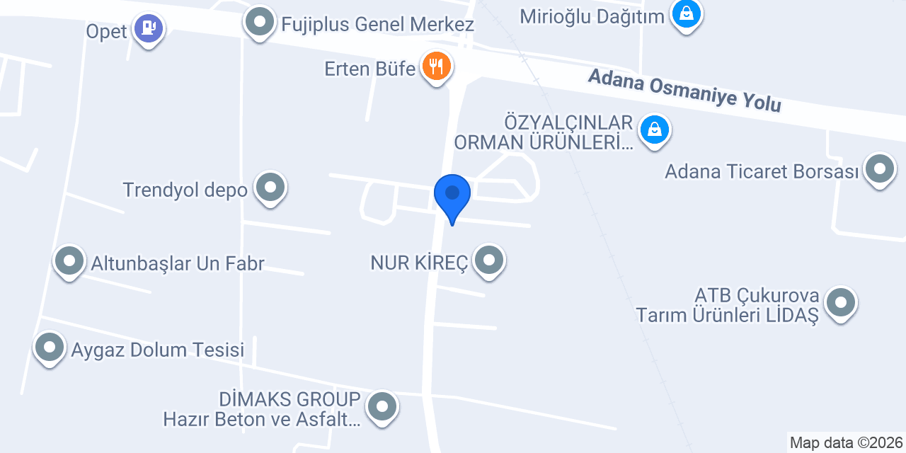 ADANA RENAULT TRUCKS ÖZEL SERVİS konumu
