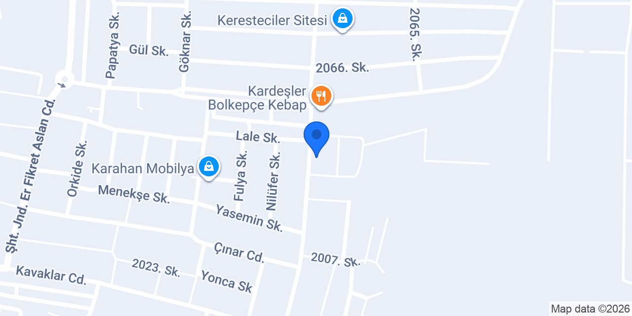 Adova Mobilya konumu