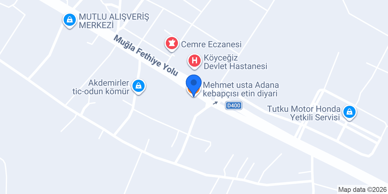 01 ADANA OCAKBAŞİ Mehmet ustaa konumu
