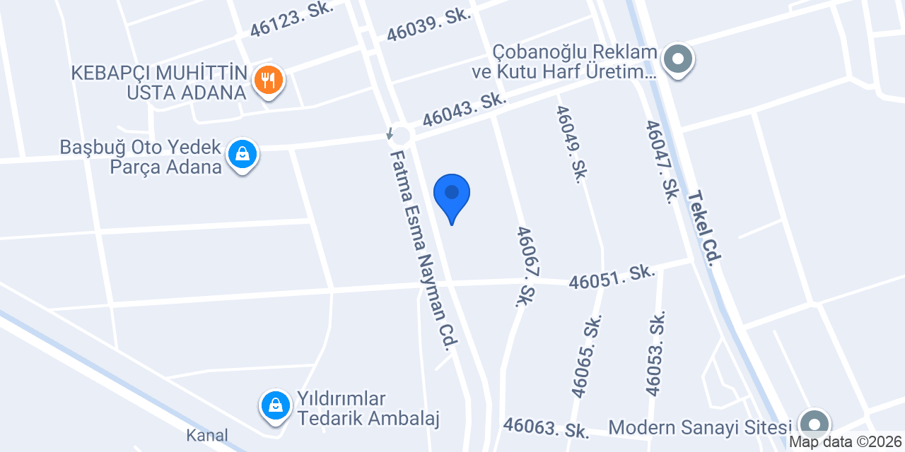 Anadolu Vacuum konumu
