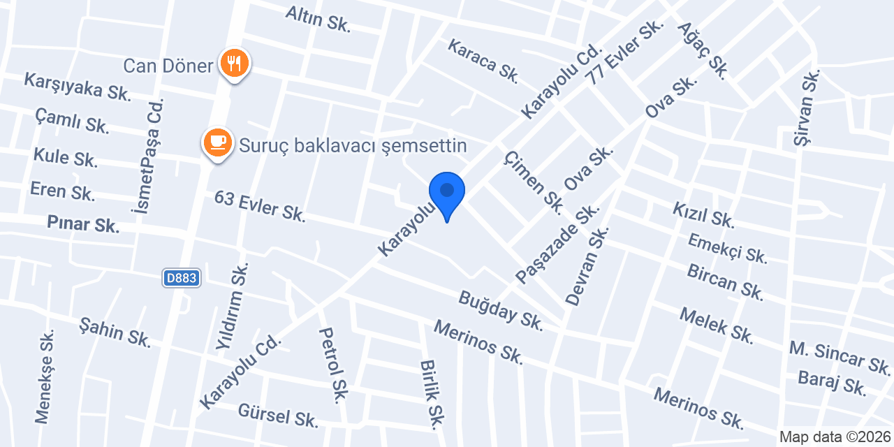 Suruç Kız Anadolu İmam Hatip Lisesi konumu