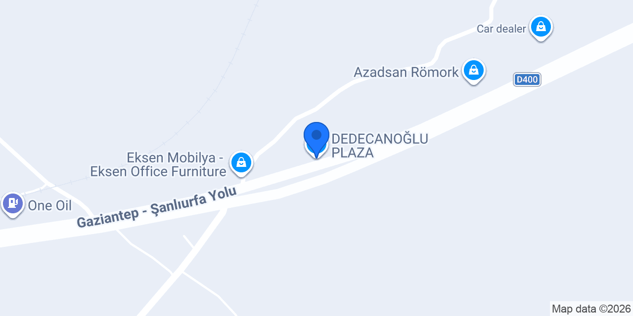 DEDECANOĞLU PLAZA konumu