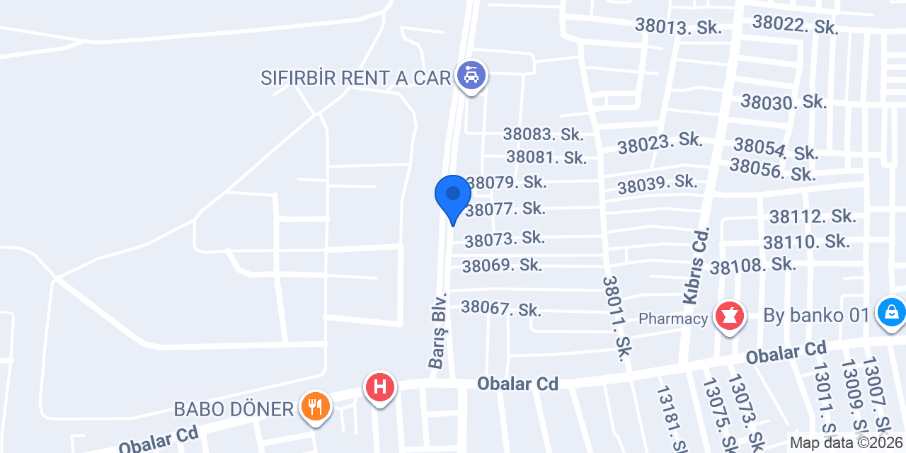 AYDINOĞULLARI RENT A CAR konumu