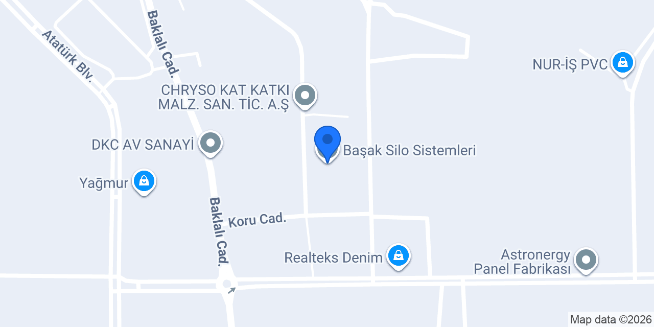 Başak Silo Sistemleri konumu