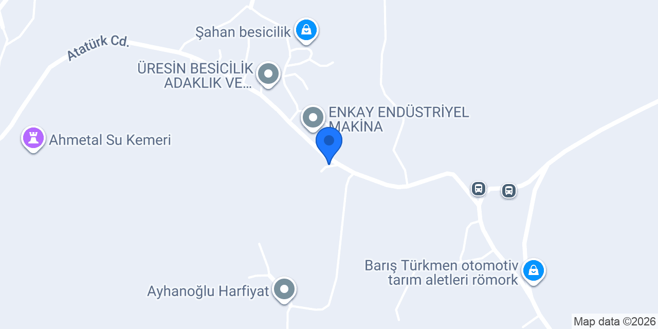 Ayhanoğlu tarım üretim tesisleri konumu