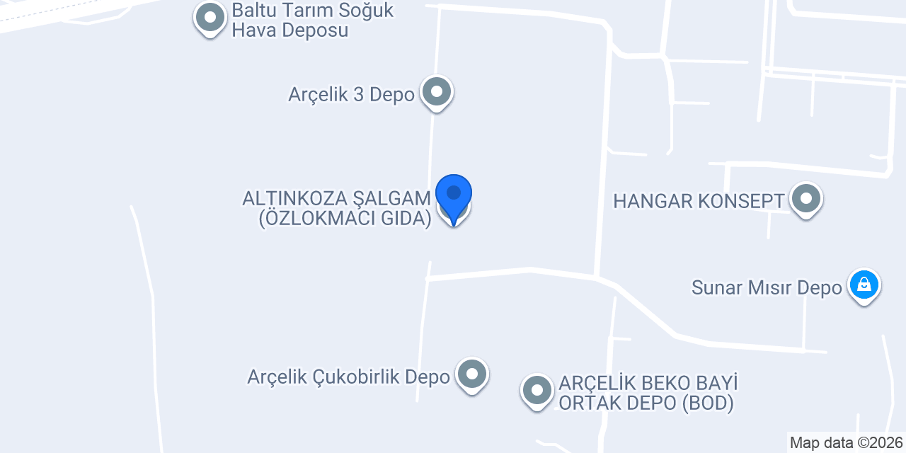 ALTINKOZA ŞALGAM (ÖZLOKMACI GIDA) konumu