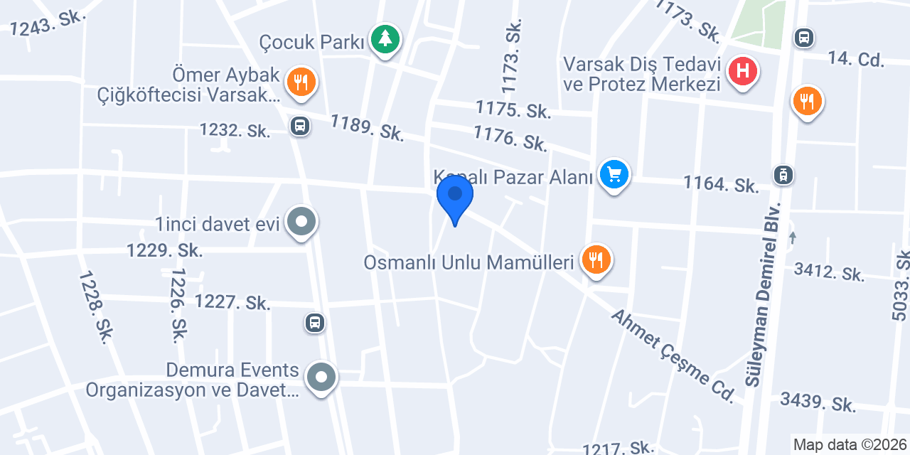 Antalya Pamuk Şeker konumu