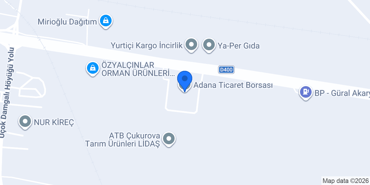Adana Ticaret Borsası konumu