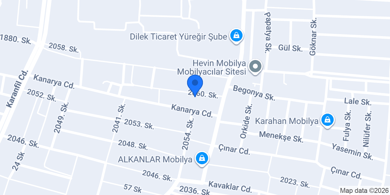 ÖKTEM METAL MOBİLYA konumu