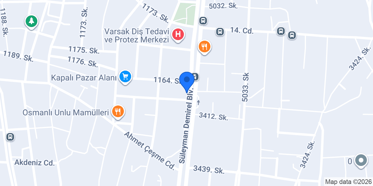 Varsak Yapı konumu