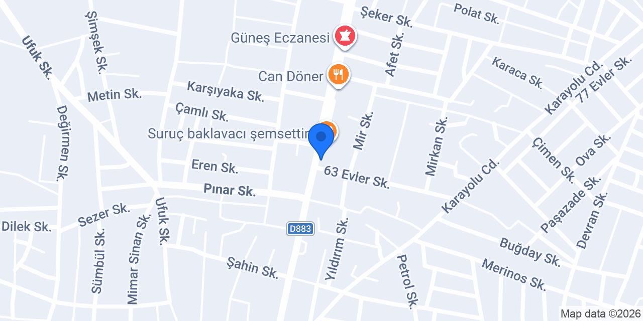 Cemal Toprak SEÇ KADAYIF konumu