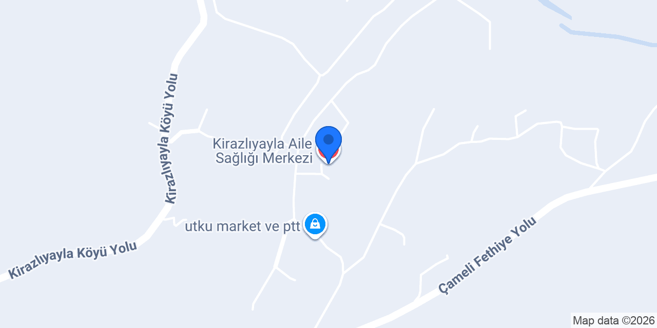 Kirazlıyayla Aile Sağlığı Merkezi konumu
