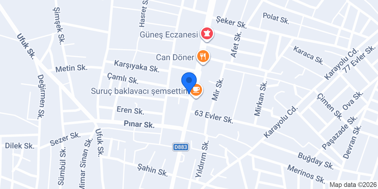 Papirüs Kırtasiye&Copy Center konumu