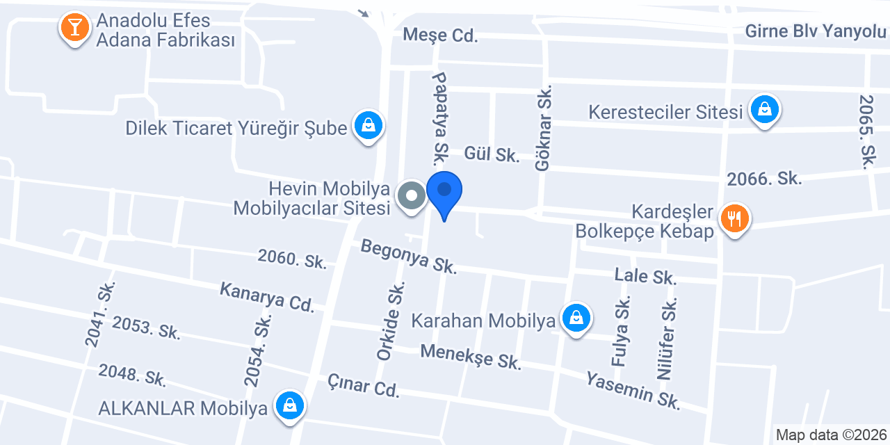 Dalgıçsan Masa Sandalye konumu