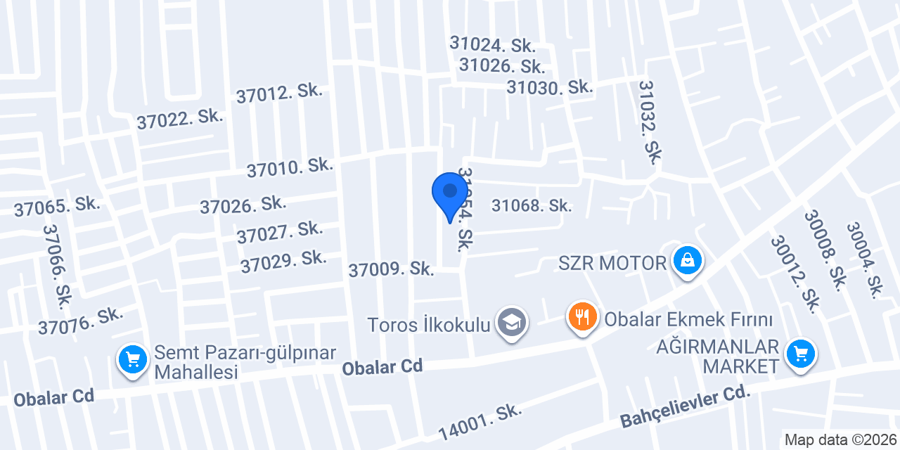 İzol Rent a Car konumu