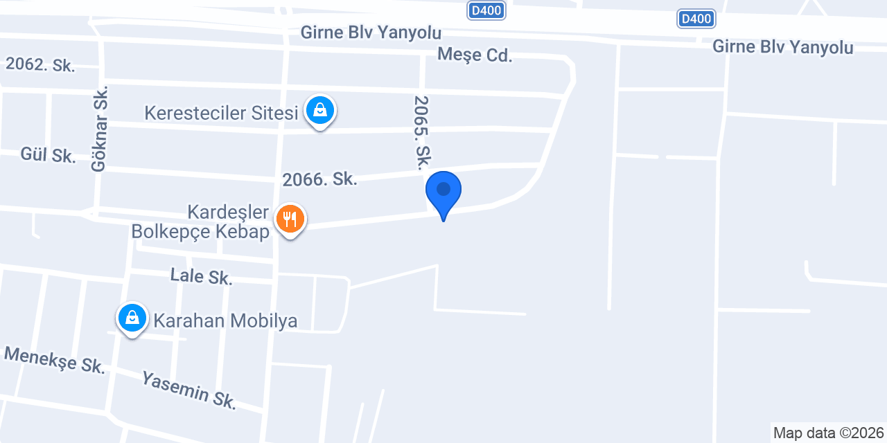 YALKER Orman Ürünleri İth. İhr. San. ve Tic. Ltd. Şti. konumu