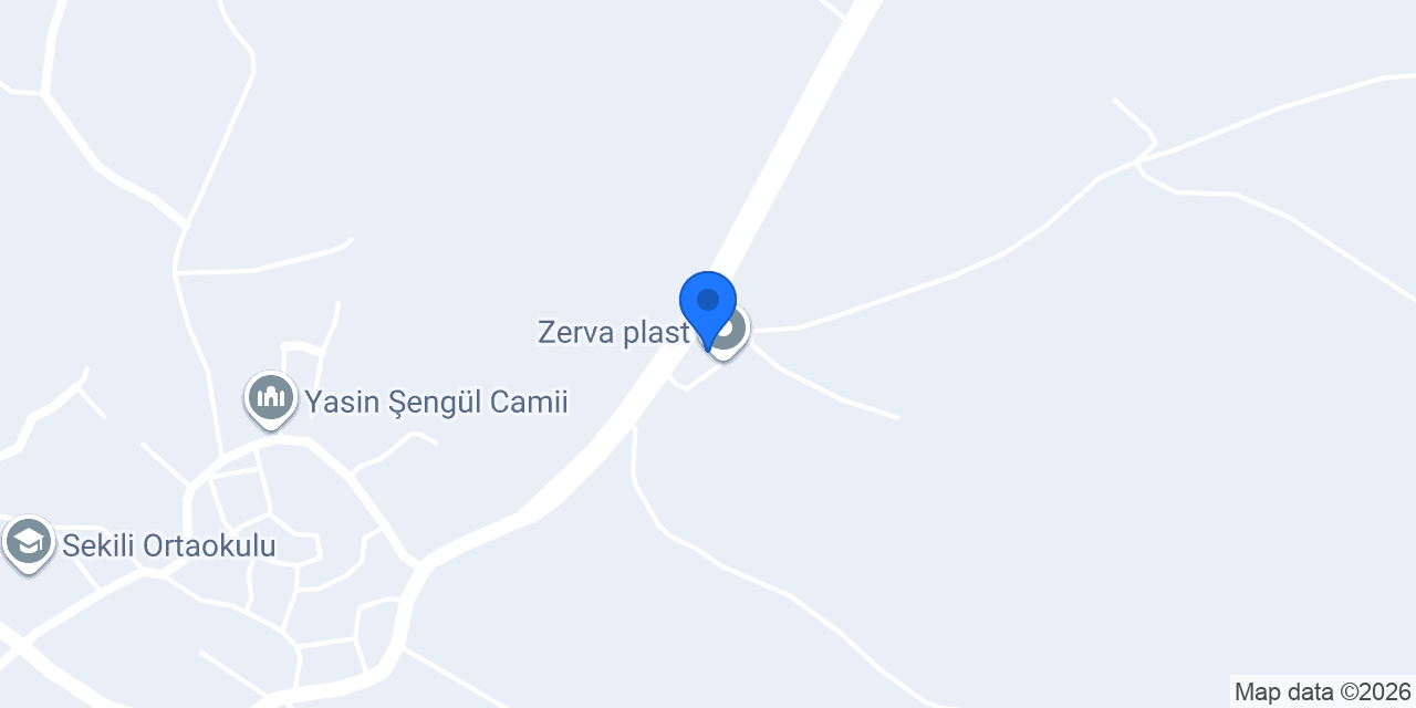 Zerva plast konumu