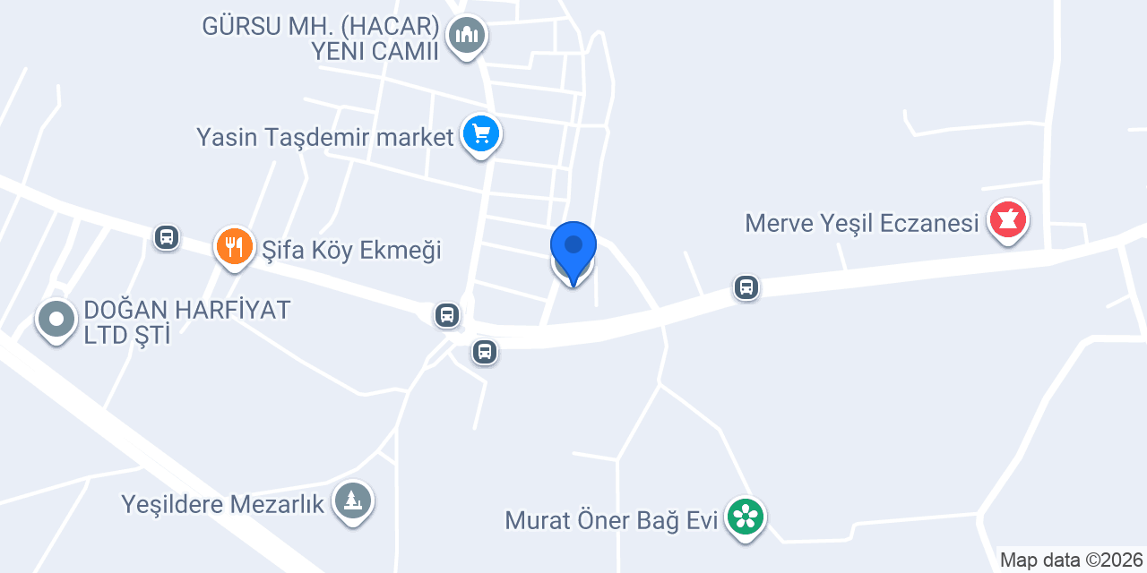 YEŞİLDERE ORTAOKULU konumu
