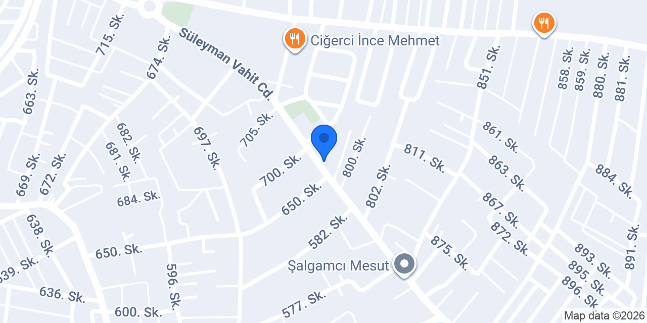 Şok Market konumu