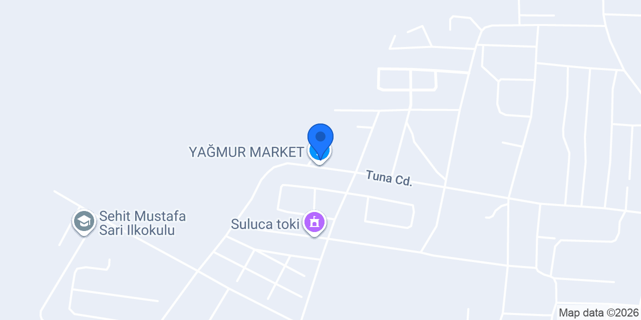 YAĞMUR MARKET konumu