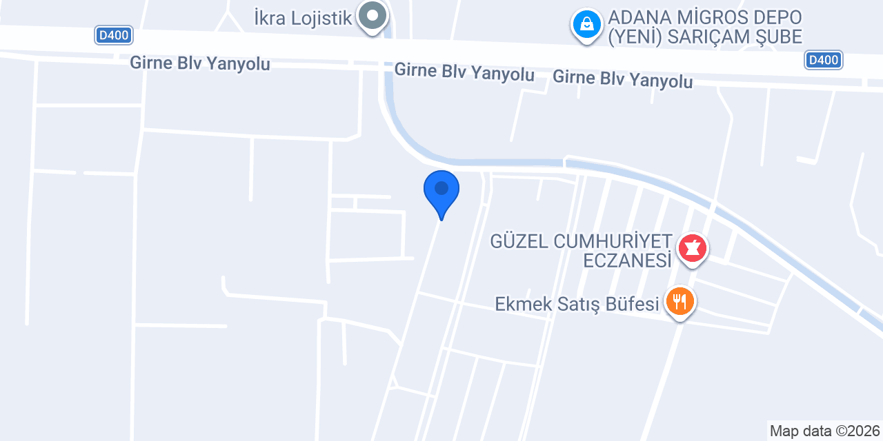 Cvc Mühendislik Atölye konumu