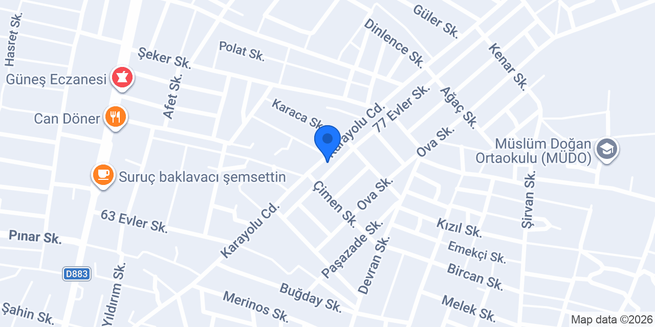 Bişken Tarım konumu