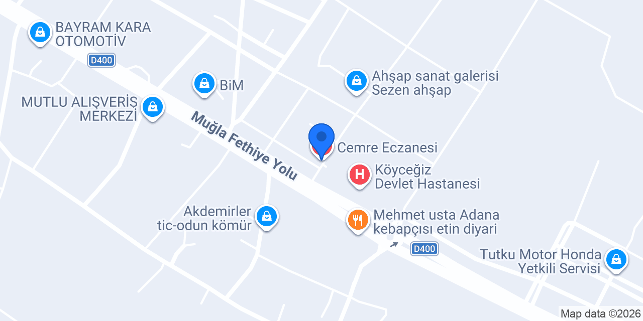 Cemre Eczanesi konumu