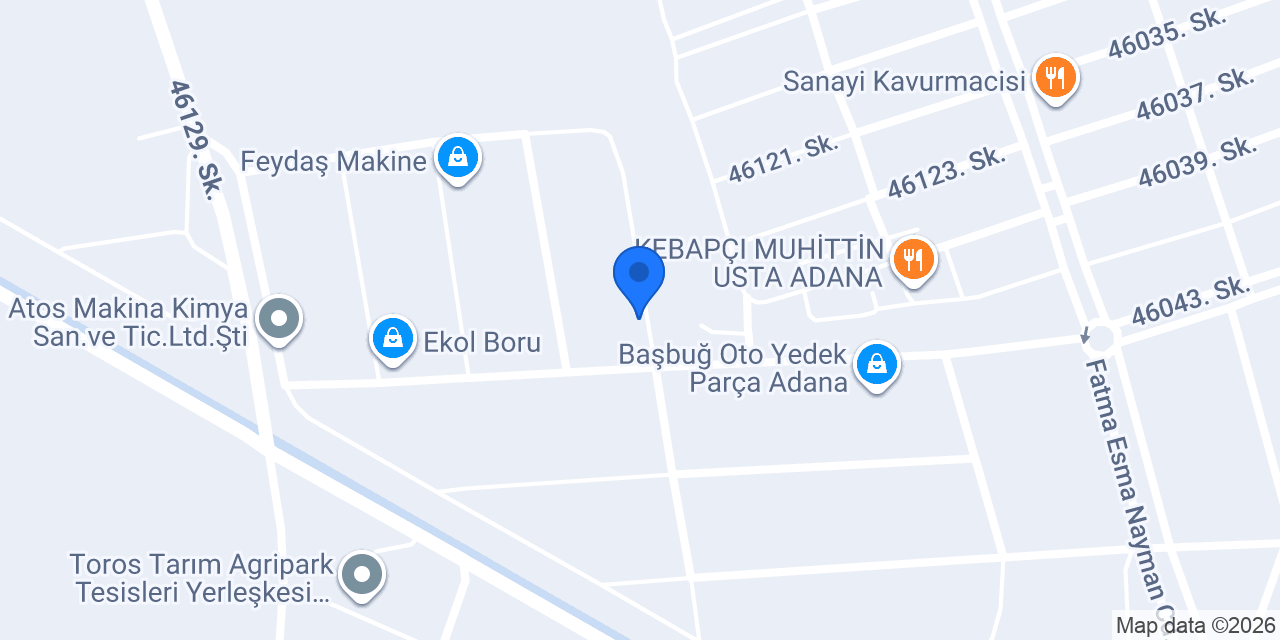 Eksenglobal Kozmetik Gıda konumu