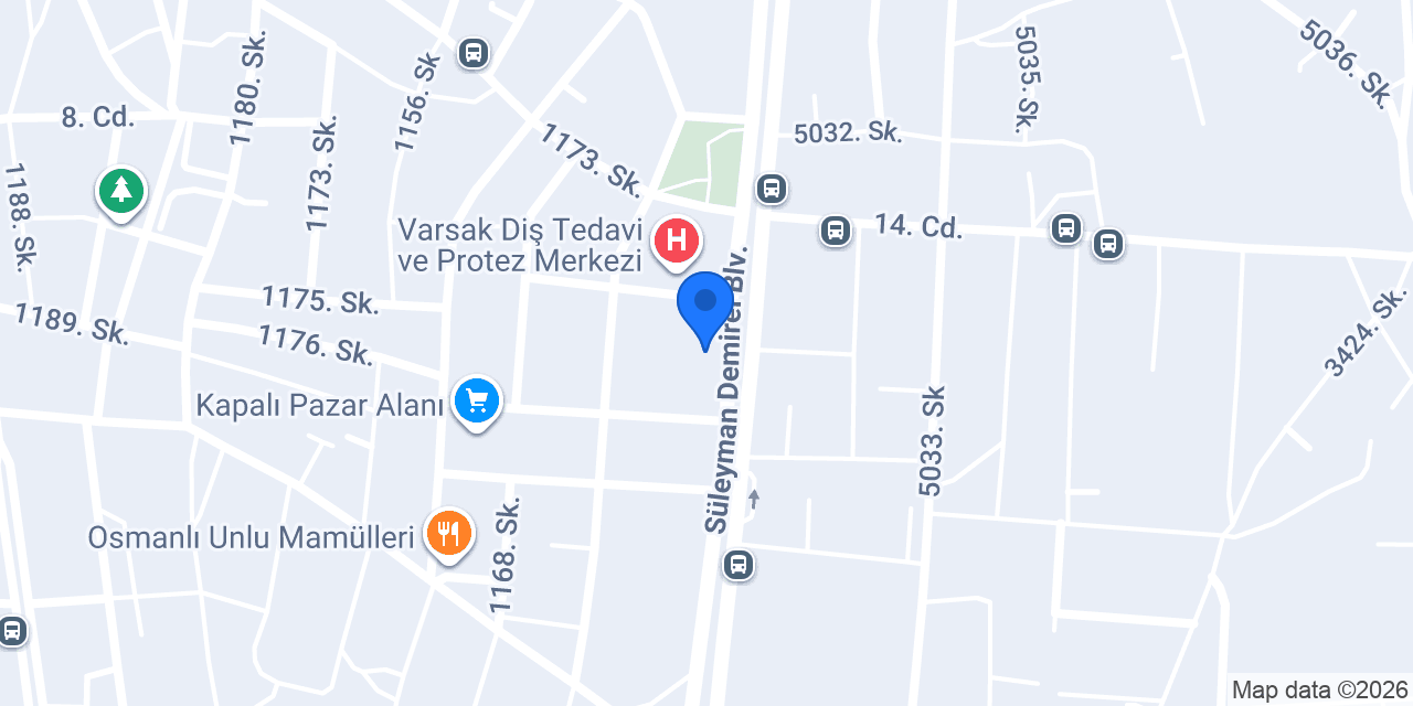 Varsak Optik konumu