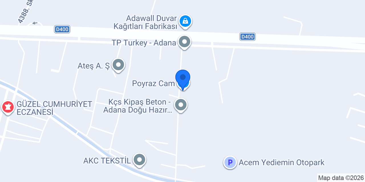 Poyraz Cam konumu