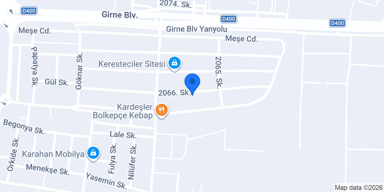 Emir Ağaç San. ve Tic. Ltd. Şti konumu