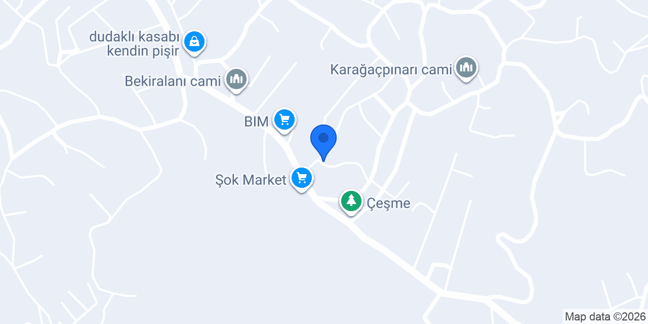Bora Tekel Büfesi konumu