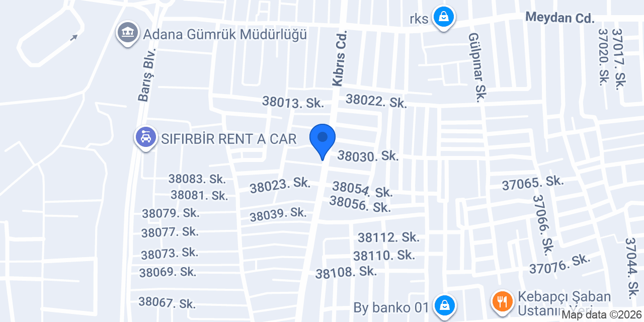 Kıbrıs Ekmekçilik konumu