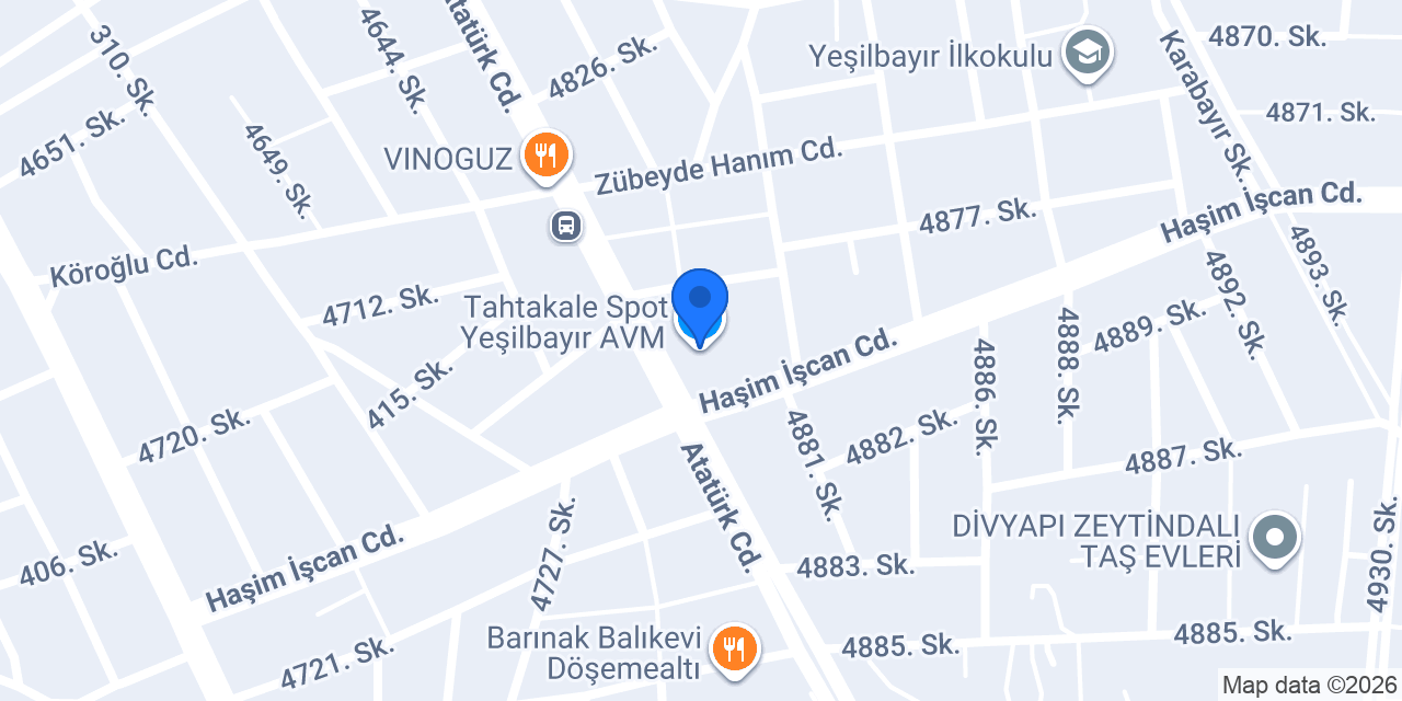PLAZA CINEMAS FLORAPARK (DÖŞEMEALTI) konumu