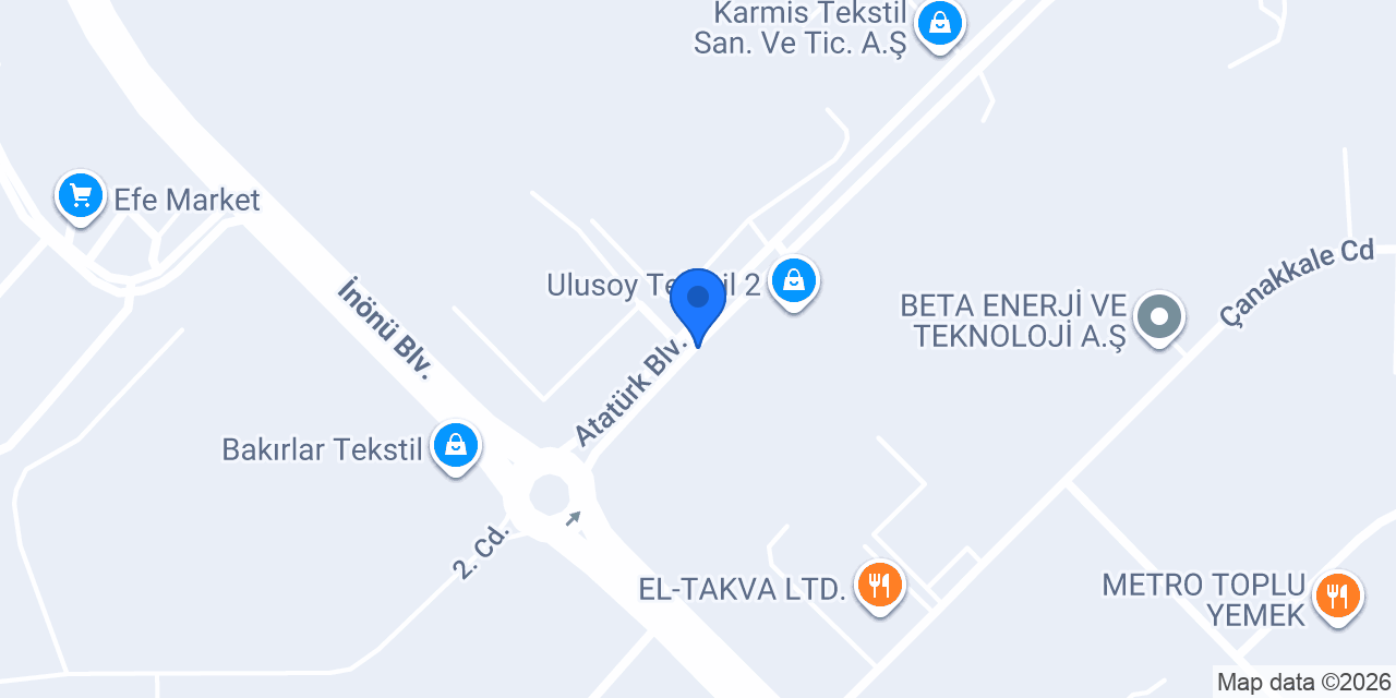 IŞIN BORU ORGANİZE SAN. konumu