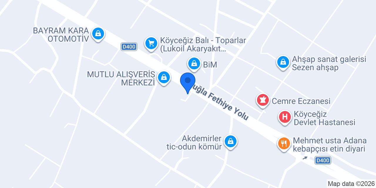 ANIL MOBİLYA KÖYCEĞİZ konumu